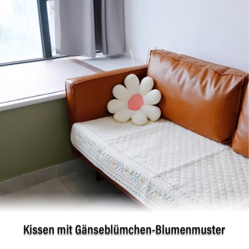 Billowvolve 2PCS Blumenkissen Blumenboden Kissen Blume Blumenform Sofa Blumenförmiges Plüsch Bodenkissen Dekor Flowers Sitzkissen
