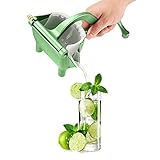 Fácil de limpiar: después de usar el exprimidor de limón, simplemente enjuaga con agua y un detergente suave. No lavar en el lavavajillas, lavar a mano para evitar que el revestimiento se despegue después de cada uso, enjuagar y secar para un uso prolongado. Ten cuidado de no remojar durante mucho tiempo, y sécalo con un paño después del lavado para evitar el óxido.