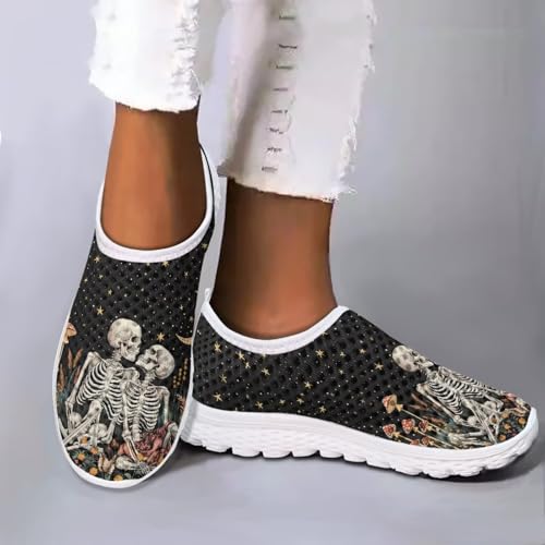 KEIAHUAN Trendy Running Shoes for Women Sneakers, Casual Lightweight Training Shoes Non-Slip Athletic Tennis Shoes3