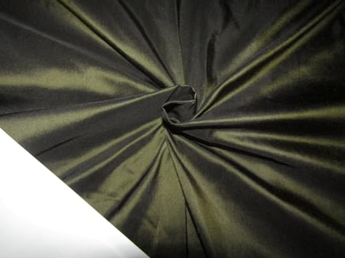 Tissu taffetas de soie vert forêt pour vos tenues de soirée et grands événements