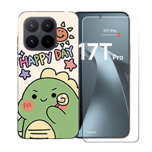 BMPNLSZ �K�p Xiaomi 17T Pro+HD�����K���X�ɓK�����ėpTPU�ی�J�o�[�A�V���J�Q���V�F���o���p�[�ی�o�b�N�V�F��-�K�p Xiaomi 17T Pro�ɓK����9�d�x�X�N���b�`�h�~�X�N���[���ی�J�o�[ LLM49
