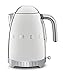 Smeg KLF02SSUS 50's Retro Style Variable Temperature Kettle, Polished Stainless Steel