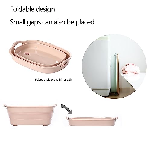 Spa de pies grande plástico plegable multiusos miniatura 4