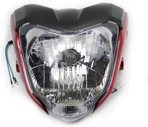 Phare de moto FZ16 Rouge Éclairage Avant Trajet Nocturne