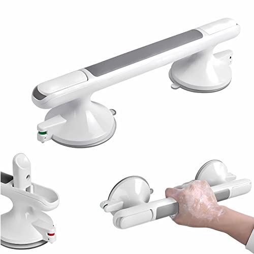 Zxlozxly Shower Handle, 12 Inch Handicap Grab Bars For Bathtubs And Showers, Suction Cup Shower Handle For Elderly, Balance Assist Safety Bath Handle Bathroom Balance Bar (1 Pack) #TOP11