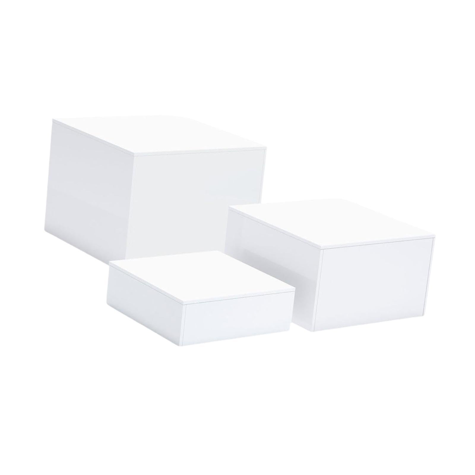 Versatile Set di Supporti in Acrilico per Buffet Ed Eventi, Bianco