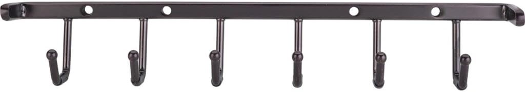 Hardware Resources 296B-DBAC Six Hook Belt Rack, Brushed Oil Rubbed Bronze