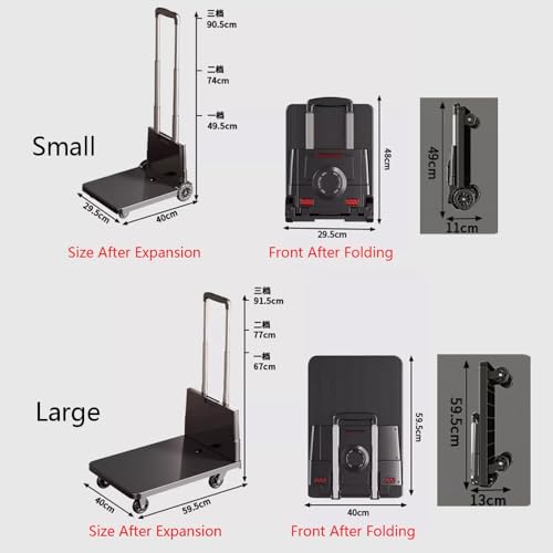 Carretilla Plegable Multiusos para Transporte de Carga miniatura 2
