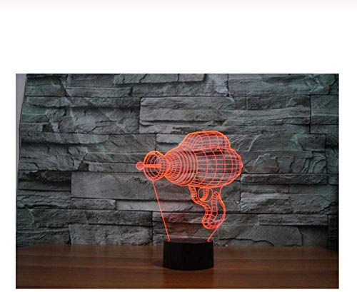 LED-Bohrmaschinen Modelllampe 3D-Bohrhammer Bohrmaschine Illusionslicht Acryl Touch Nachtlampe für Schlafzimmer Industrie Dekor