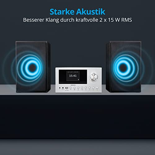 Kompaktanlage Medion P85003 Micro Audio System mit Bluetooth und Internetradio