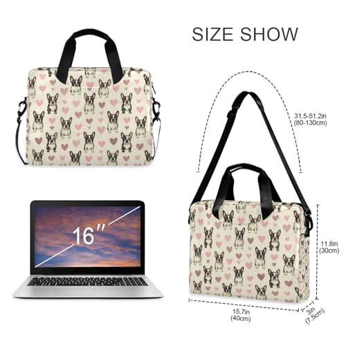 Maletín portátil para laptop 15.6" con correa y asa miniatura 5