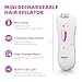 Epilator, Smooth Glide Epilator for Women Face, Rechargeable Epilator Smooth Face Trimmer Device with LED Light, Portable Facial Epilator Hair Removal for Face Legs Arms Armpit Bikini
