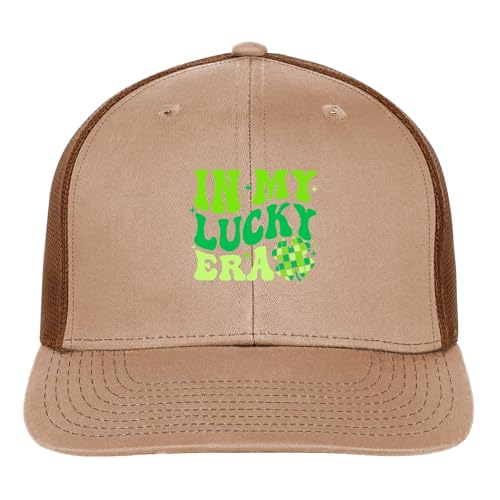 in My Lucky ERAS St Patricks Day Girls Boy Kids Hats for Men Hat for Mens Quick Dry Caps Ponytail Baseball Hat