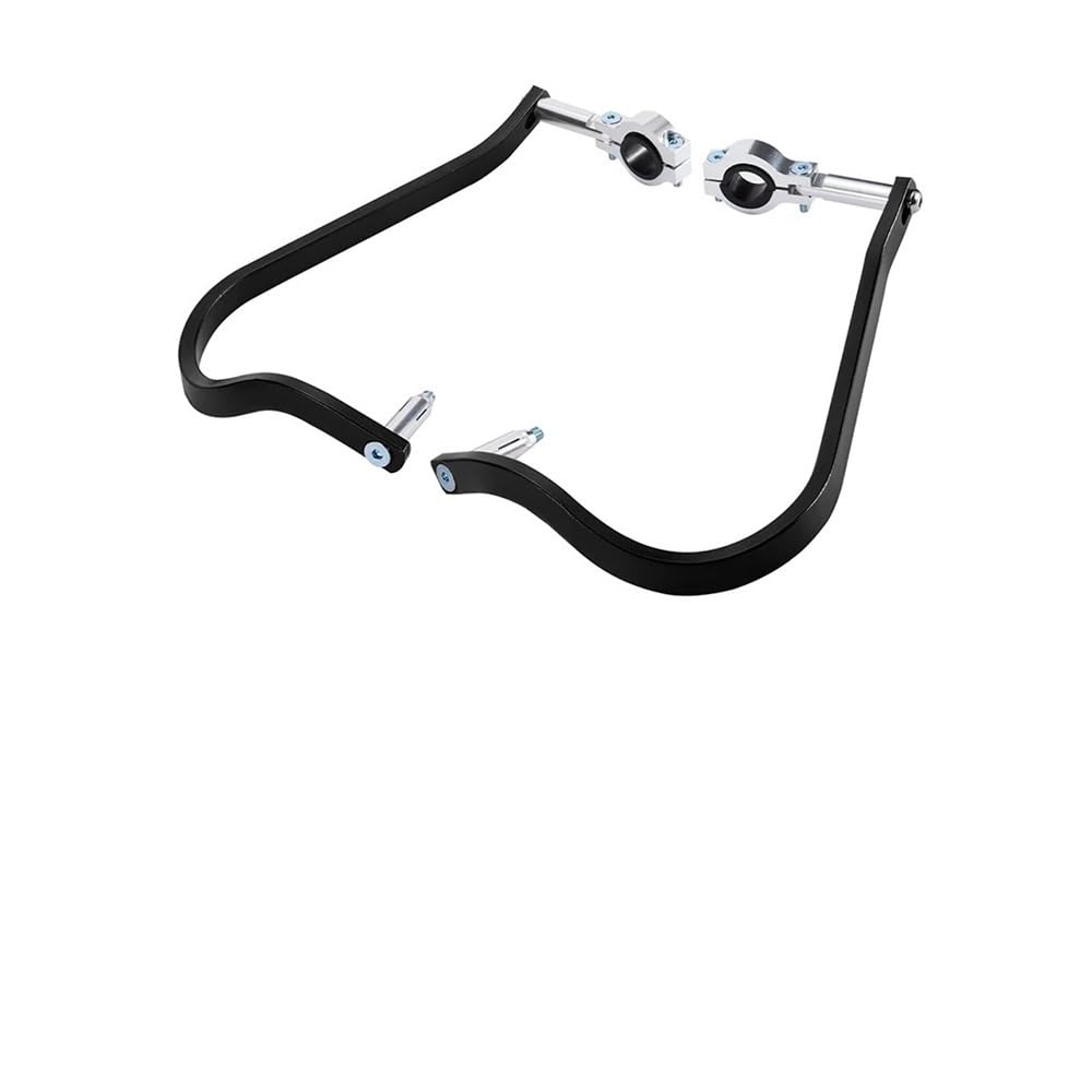 Fhngud Black Motorcycle Handlebar Hand Guard Levers 1 Pair 7/8" 22Mm Universal Motorcycle Hand Guards Handguards Bar Protector Guard Levers
