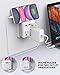 TROND European Travel Plug Adapter, US to Europe Plug Adapter with 2 Outlets 3 USB Charger, Type C Power Adapter International Travel Outlet for Most European France Germany Italy Spain, ETL Listed