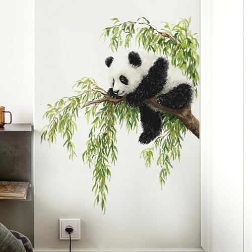 Vinilos Decorativos Panda Adorable de Vinilo para Pared miniatura 3