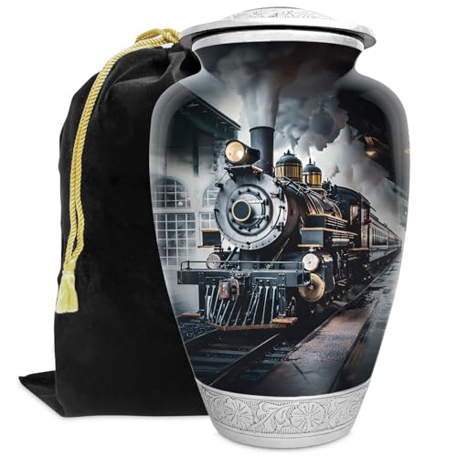 Train Railroad Urn for Ashes | Handcrafted Memorial
