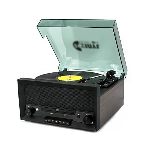 ZXNQ Rreproductor de Discos Bluetooth 8 en 1, gramófono Vintage, Reproductor de Discos LP, Disco CD, reproducción USB