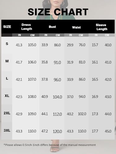 Image of PinkPatty Women's Casual 3 /4 Sleeve Midi Dresses Fit and Flare Church Work Dress with Pockets