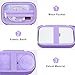 Canboc Carrying Case for Canon Ivy 2/Canon Ivy/Canon Ivy CLIQ+2 CLIQ 2 Mini Photo Printer Mobile Wireless Bluetooth Instant Camera Printer, Mesh Bag fit Photo Paper Cable, Purple