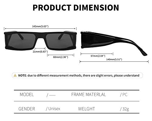 Image of FEISEDY Vintage Small Sunglasses Oval Slender Metal Frame Candy Colors B2277