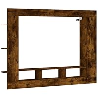 Porta TV Grigio Cemento con LED 140x34x40 cm | Mobile Moderno vidaXL Porta TV Grigio Cemento con LED 140x34x40 cm | Mobile Moderno vidaXL