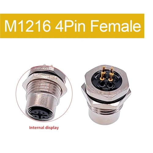 Conector M12 de tornillo y 4 pines para un montaje seguro en panel 2