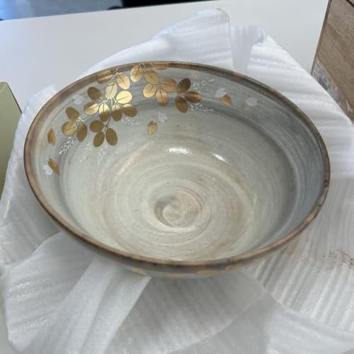 手描き透かし菓子鉢 金箔和風大鉢 橘吉金箔煮物中鉢 3個セット 楽天