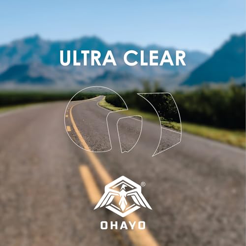 Image of OHAYO Screen Protector for Honda H'ness CB350 Digital Meter | Compatible with HNess CB 350 Instrument Cluster, Speedometer Display Console | 9H Hardness, Military Strength, Scratch Resistant, HD Clear, Bubble Free, Easy Install