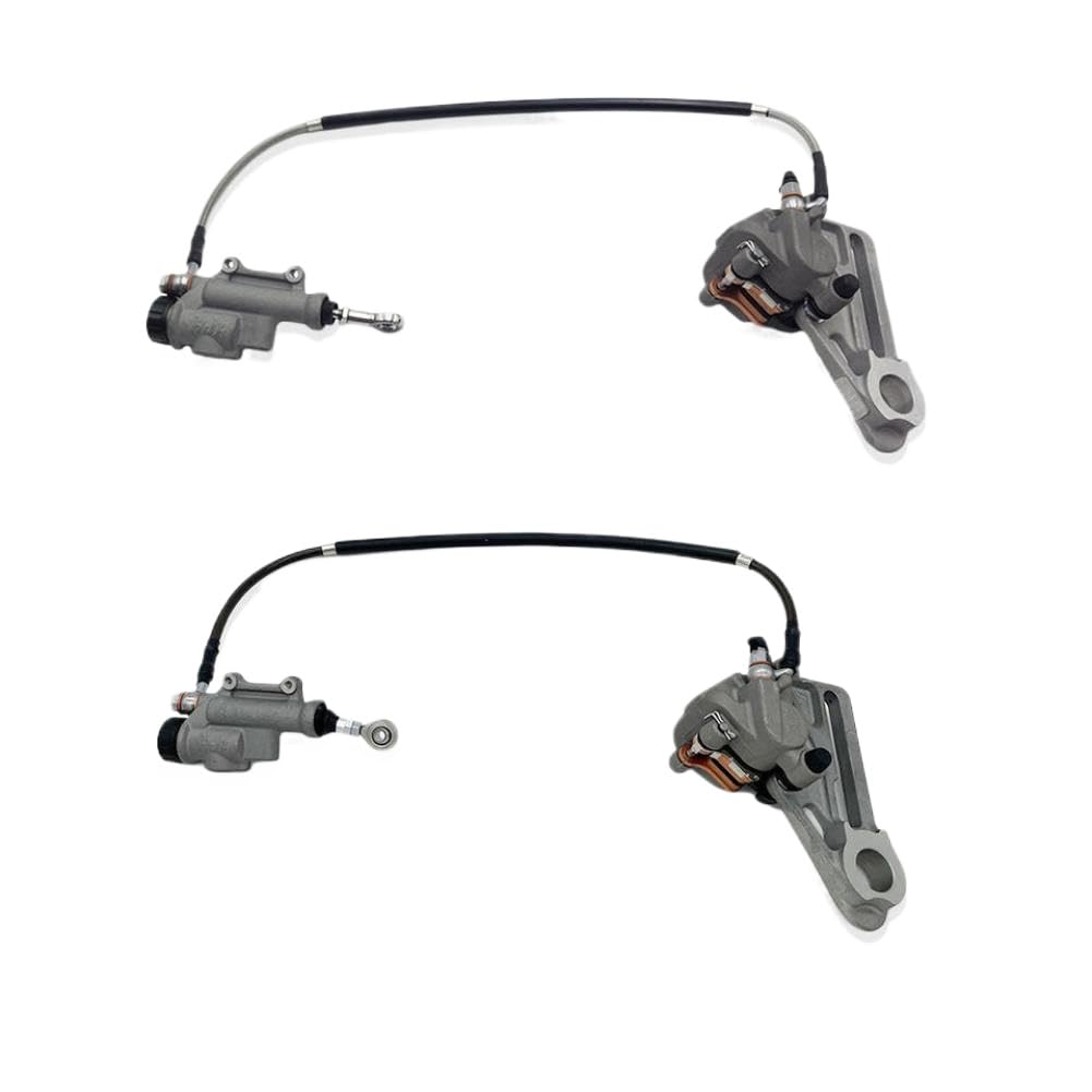 Hydraulic Brake Pump Assembly with Front and Rear Brake Caliper Compatible with SX, SXF, XC, XCF 125, 250, 450 Motorcycles(Rear Brake Assembly)