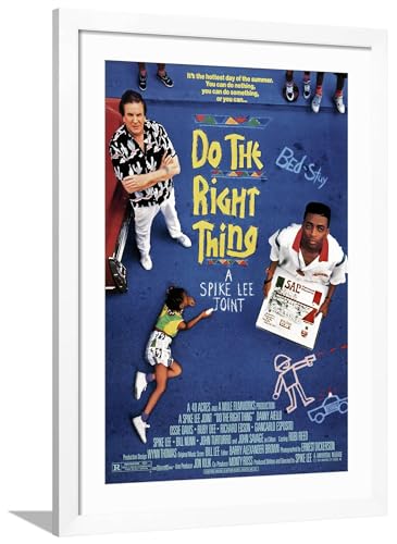 AllPosters Wall Photographic Print Do the Right Thing [1989], directed by SPIKE LEE. on White Frame, 24x36