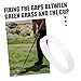SUPVOX 4pcs Golf Hole Cup Convenient Training Tool for Putting Practice Material Lightweight and Portable for Golf Course Use