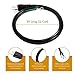 ClearMax 3 Ft Universal Garbage Disposal Power Supply Cord, 3 Prong Power Cord 16AWG 110 to120V Plug Disposal Electrical Cord for LED Transformer Power Cord Replacement with Strain Relief Plug, Black