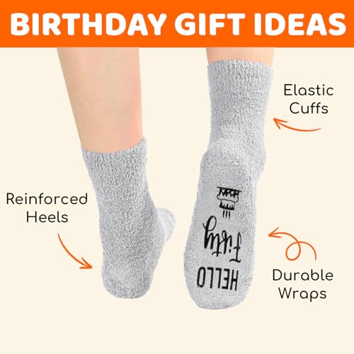 Image of HAPPYPOP 50TH Birthday Gifts - Women Her Bday Socks Man, 50 Year Old Gift Ideas for Female