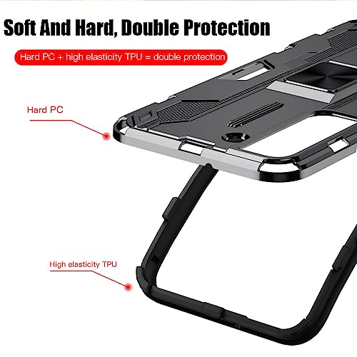 Coque Samsung S21 Ultra antichoc rouge avec support béquille intégré