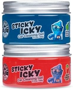 Chemical Guys Sticky Icky Car Cleaning Gel, Green Apple & Sweet S...