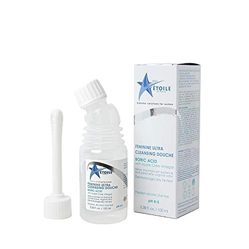 Feminine Ultra Cleansing Douche, pH Balancing with Boric Acid and Apple Cider Vinegar