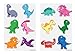 KINPARTY ® - 24 x Tatuajes Temporales Dinosaurios - Diseños Surtidos para Niñas/Niños – Tatuajes para regalos de cumpleaños, fiestas, relleno de piñatas, regalos sorpresa