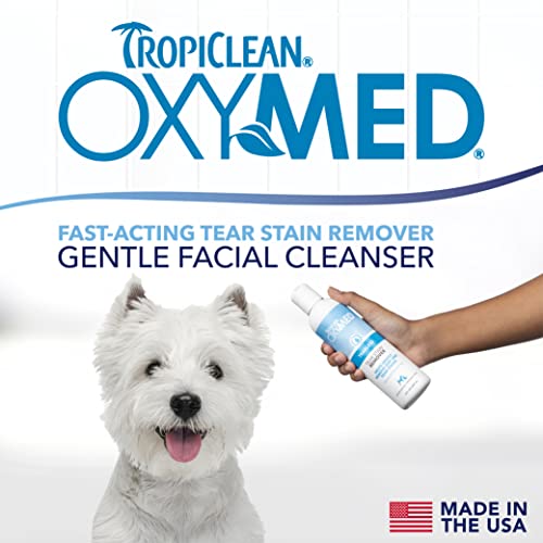Tropiclean Oxymed Tear Stain Remover For Dogs & Cats, Tearless Around The Eye Cleaner For Dogs & Cats 8 Ounce #TOP1