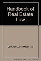 Handbook of real estate law B0006BVO08 Book Cover