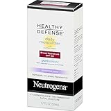 Neutrogena Healthy Defense Daily Moisturizer for Sensitive Skin with SPF 50, Mineral Sunscreen with Zinc Dioxide & Titanium Dioxide, Oil-Free & Fragrance-Free, 1.7 fl. oz (Pack of 2)