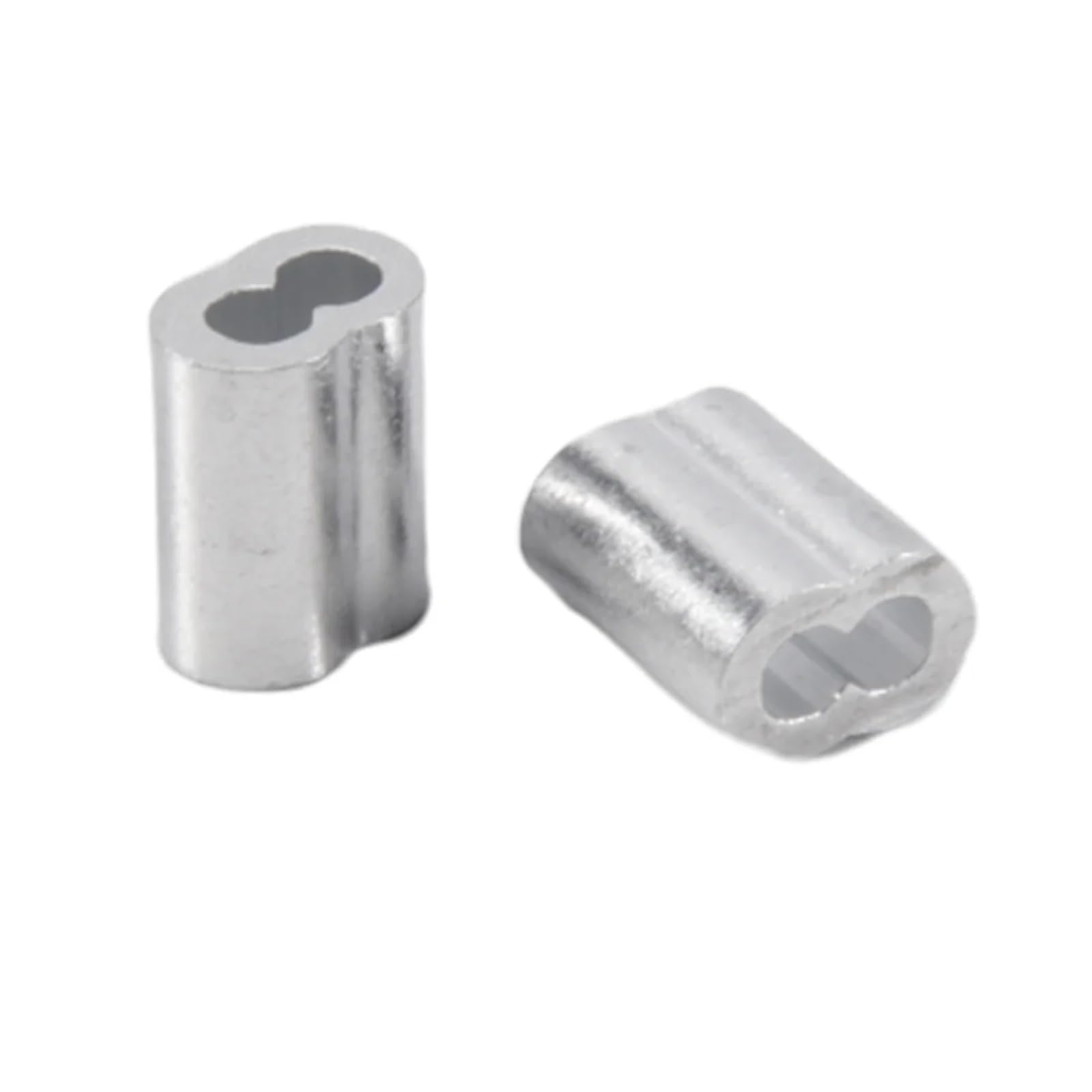 Puntali, Manicotti a crimpare for cavi Manicotto a in alluminio da 300 PZ for funi metalliche e