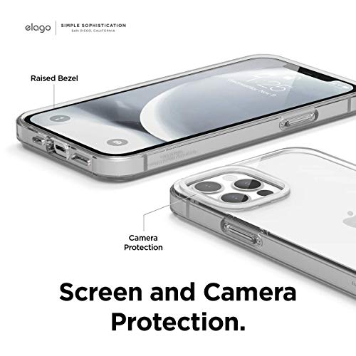 elago Compatible with iPhone 12 Case, iPhone 12 Pro Case - Hybrid Clear Case for iPhone 12, iPhone 12 Pro 6.1 Inch, Shockproof Bumper Cover Protective Case [Transparent] by elago - Image 4