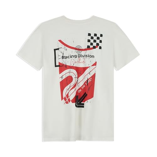 Formula 1 Camiseta Gráfica Racing Division Worldwide para Hombre – Blanco – Talla: M