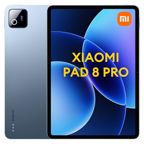 Image of XIAOMI Pad 8 Pro Ai WiFi Version Global (No Calls or Text) 11.2 inches 3.2K 144Hz 9200mAh Bluetooth 5.4 Four Speakers 50 Mp Cam Model 25091RP04G (Blue, 512GB + 12GB)