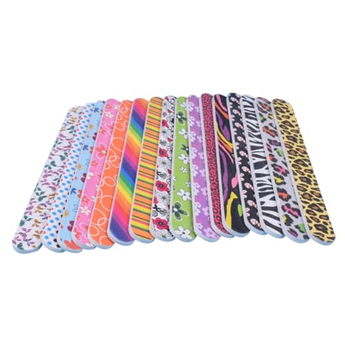 Healeved Lime per Unghie a Doppia Faccia per Manicure Professionale, Set da 50 Pezzi Strisce Lucidanti, per Cura Unghie Acriliche Art, Pratiche e Compatte per Viaggi