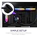 NZXT Kraken Elite 240 RGB - RL-KR24E-B1 - 240mm AIO CPU Liquid Cooler - Customizable 2.36