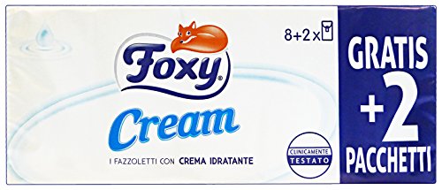 FOXY Pañuelos cream * 10 unidades. - Pañuelos de papel