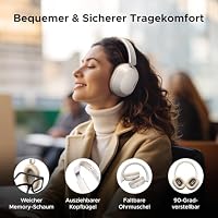 UGREEN HiTune Max5c Bluetooth Kopfhörer Over Ear mit Hybrid ANC – Ansicht 6