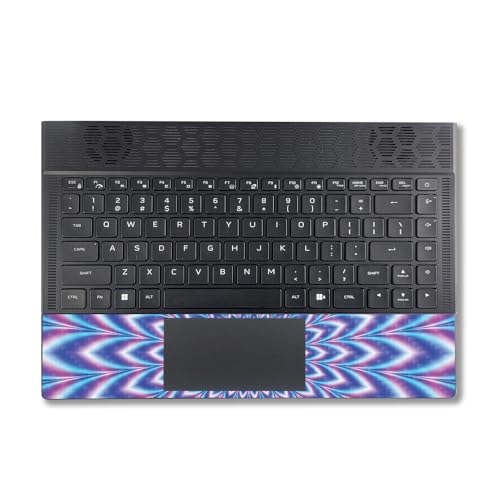 Image of MightySkins Carbon Fiber Skin Compatible with Alienware X14 R2 (2023) Full Wrap Kit - Jitter Illusion | Protective, Durable Textured Carbon Fiber Finish | Easy to Apply | Made in The USA